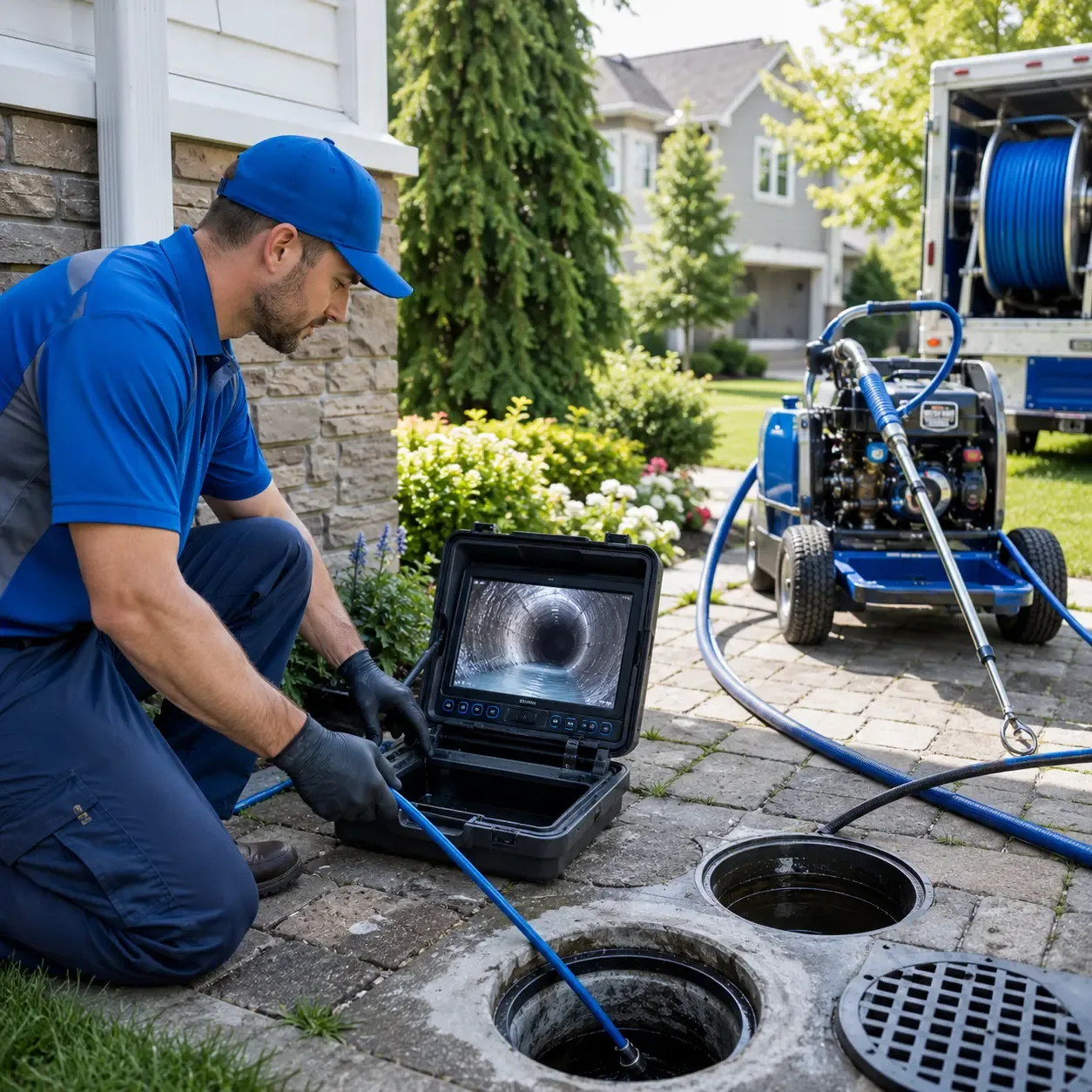 Outdoor drain cleaning professionals serving Center Point, WV